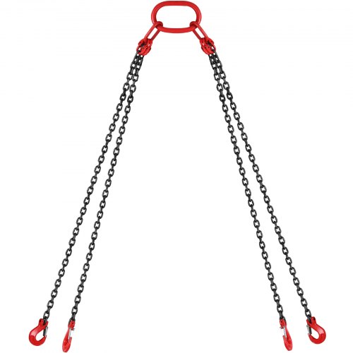 Alloy Steel Chain Sling With Legs Engine Lift Chain Hoist Lifts 3 Ton Heavy Duty Rigging For Constr 8