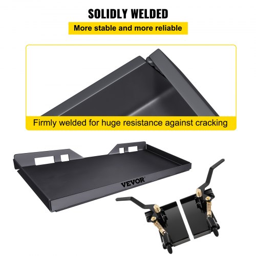 Skid Steer Attachment Quick Attach Plate HeavyDuty Skidsteer Mount Adapter For Buckets Plows Forks 5