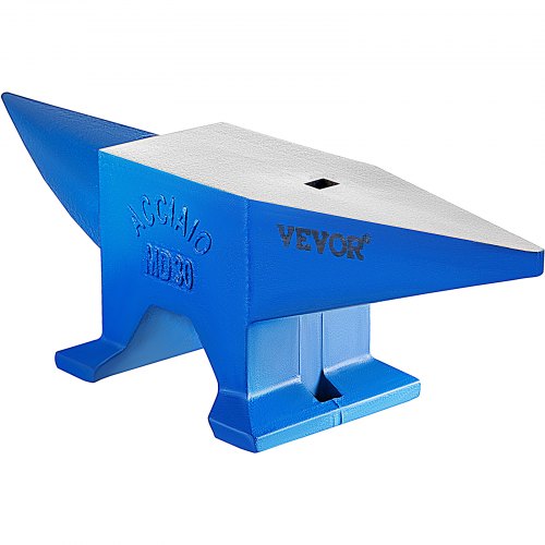 66 lb Portable Rugged Cast Iron Anvil, Blacksmith Anvil with Round Horn & Stable Workbench Base for Forging & Metalwork