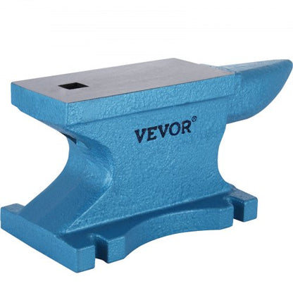 55lb Blacksmith Anvil with Rugged Round Horn, Professional Cast Iron Anvil for Jewelers, Metalsmiths & Forge Tools