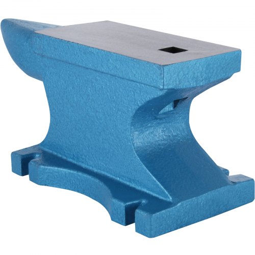 55lb Blacksmith Anvil with Rugged Round Horn, Professional Cast Iron Anvil for Jewelers, Metalsmiths & Forge Tools