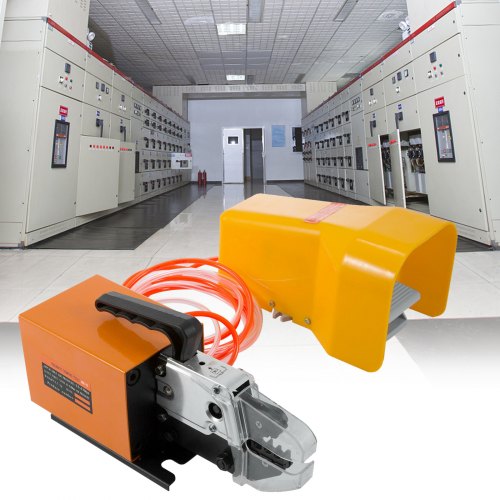 Mophorn AM-10 Pneumatic Crimping Machine, Air Powered Wire Terminal Crimper for Cables Up to 16mm