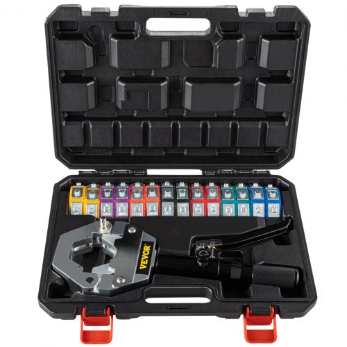 Hydraulic Hose Crimping Tool Kit With 7 Die Set Professional AC Crimper For Barbed  Beaded Hose Fit 1
