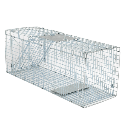 Heavy Duty Live Animal Trap Cage for Raccoons Skunks and Small Wildlife