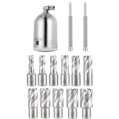 MD50 Magnetic Drill Press With 2Inch Boring Diameter Annular Cutter Machine 2900 LBS  11pc HSS Cutt 9