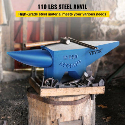 Single Horn Anvil Cast Steel Durable Blacksmith Anvil For Sale With Round  Square Holes Rugged Forg 2