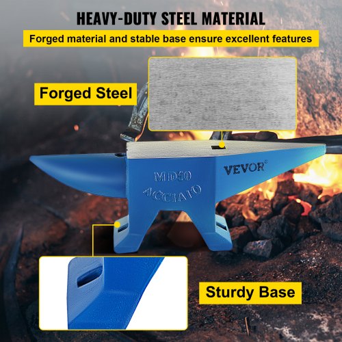 Single Horn Anvil Cast Steel Durable Blacksmith Anvil For Sale With Round  Square Holes Rugged Forg 3
