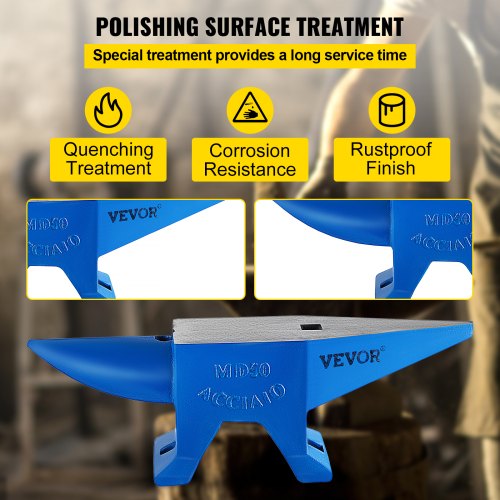 Single Horn Anvil Cast Steel Durable Blacksmith Anvil For Sale With Round  Square Holes Rugged Forg 5