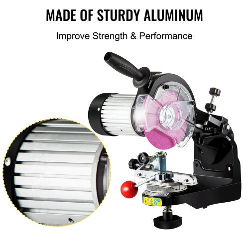 Electric Chainsaw Blade Sharpener, Multi-Angle Adjustable Chain Grinder 3000RPM