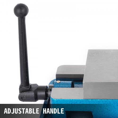 Heavy Duty Milling Vise, High Precision Bench Clamp Vise with 360° Swiveling Base for CNC Milling & Drilling Machines