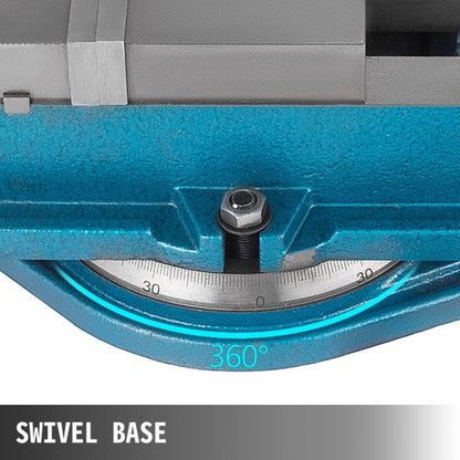 Vise High Precision Bench Clamp Vise With 360 Swiveling Base Ductile Iron Mill Vise For Drilling  M 4