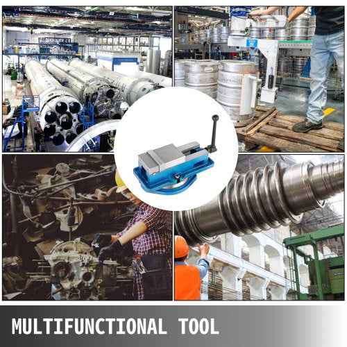 Vise High Precision Bench Clamp Vise With 360 Swiveling Base Ductile Iron Mill Vise For Drilling  M 1