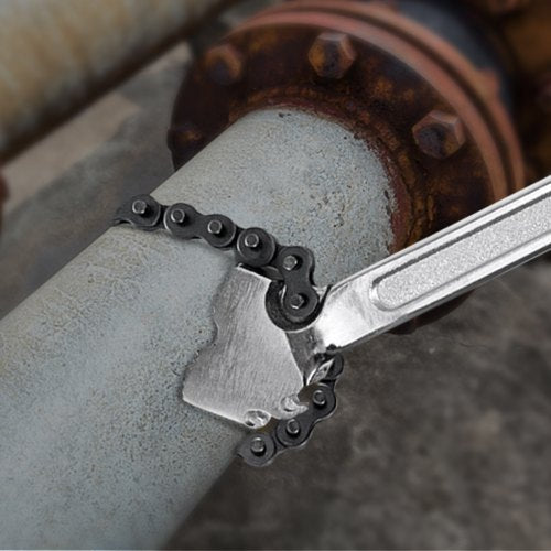 Heavy Duty Chain Wrench Carbon Steel Chain Pipe Wrench With Max Clamping Industrial Chain Strap Fil 1