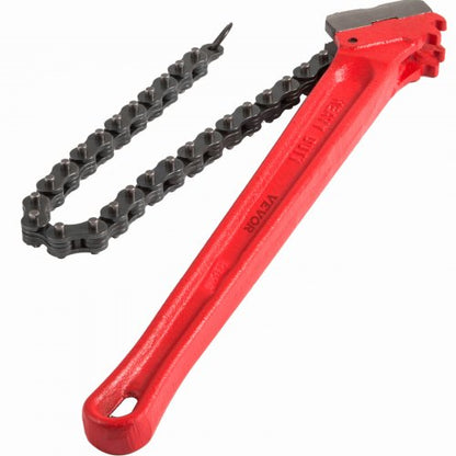 Heavy Duty Chain Wrench Pipe With Chain Oil Filter Wrench For Plumbing  Pipe Repairs 8