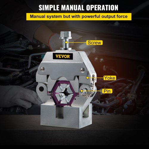 Manually Operated AC Hose Crimper HydraKrimp HeavyDuty Manual AC Hose Crimper Kit For Air Condition 3