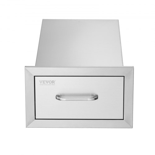 Outdoor Kitchen Drawers Stainless Steel Flush Mount Double BBQ Drawers With Handle Outdoor Kitchens 10
