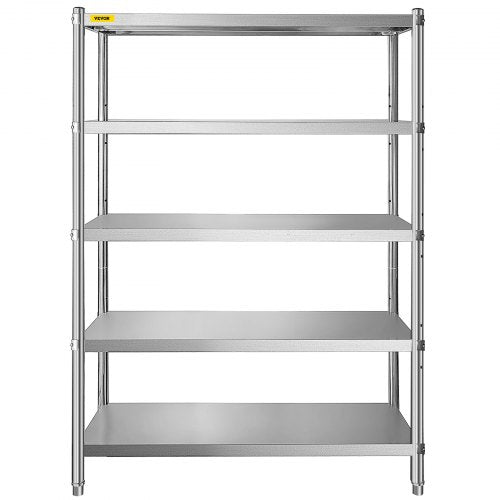 Stainless Steel Shelves HeavyDuty Adjustable Storage Rack Shelf For Kitchen Garage  Commercial Use 9