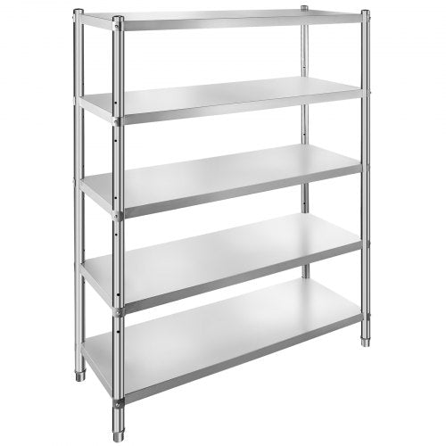 Stainless Steel Shelves HeavyDuty Adjustable Storage Rack Shelf For Kitchen Garage  Commercial Use 10