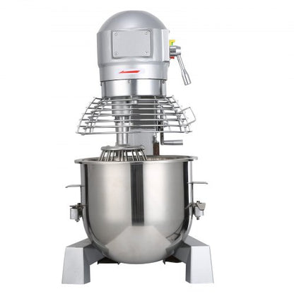 Heavy Duty Commercial Food Mixer Speed Stand Mixer With Stainless Steel Bowl Dough Hook  Whisk 9