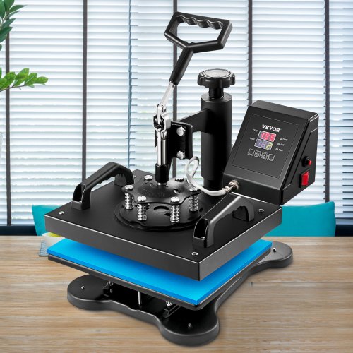12"x10" Heat Press Machine – Digital Swing-Away Sublimation & Heat Transfer Printing Machine for T-Shirts