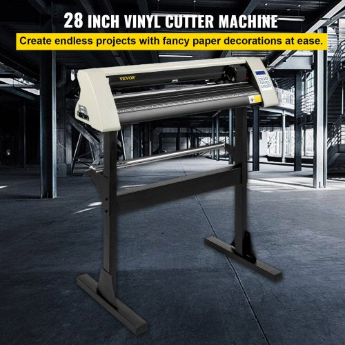 28 Vinyl Cutter Plotter Adjustable Force  Speed Sign Making Kit W LCD Display SignMaster Software S 2