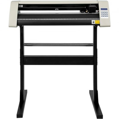 28 Vinyl Cutter Plotter Adjustable Force  Speed Sign Making Kit W LCD Display SignMaster Software S 10