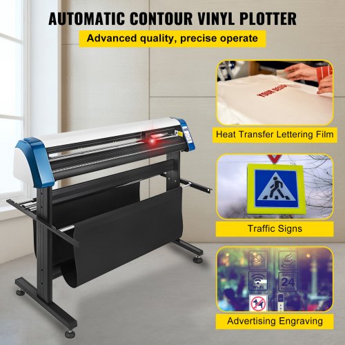53 Inch Vinyl Plotter Machine HighSpeed Automatic Contour Cutter W Optical Eye Adjustable Pressure 2
