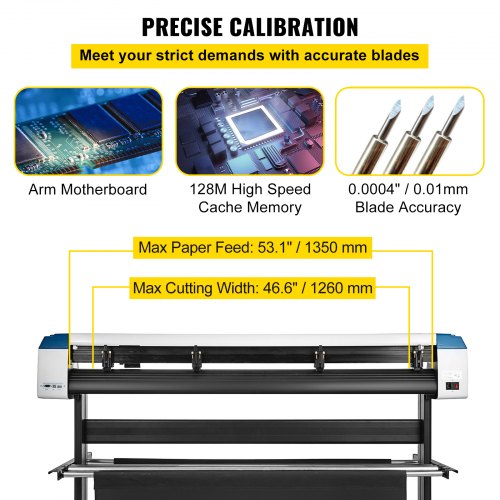 53 Inch Vinyl Plotter Machine HighSpeed Automatic Contour Cutter W Optical Eye Adjustable Pressure 5