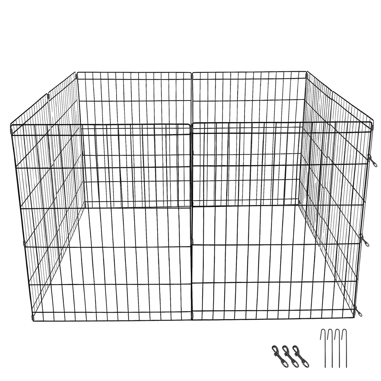 Adjustable Dog Playpen With 8 Panels For Indoor And Outdoor Use 2