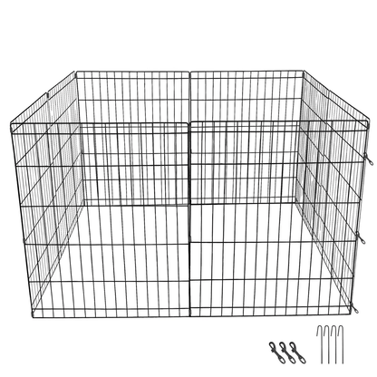 Adjustable Dog Playpen With 8 Panels For Indoor And Outdoor Use 2