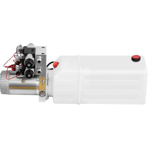 8L 12V DC Hydraulic Power Pack Double Acting Double Solenoid Pump With 3200 PSI Model ZZ004235 7