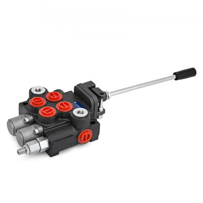 2-Spool 11 GPM Hydraulic Directional Control Valve with Joystick, Double Acting Valve for Tractors & Loaders (3600 PSI)