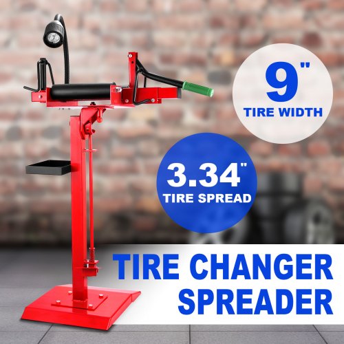 Portable Tire Changer With Adjustable Stand  LED Light Manual Tire Spreader Tool For Car  Light Tru 2