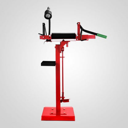 Portable Tire Changer With Adjustable Stand  LED Light Manual Tire Spreader Tool For Car  Light Tru 4