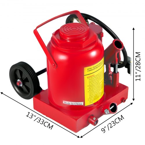50 Ton Air Hydraulic Bottle Jack Heavy Duty 110200lbs Capacity For Auto Truck  RV Repair 7