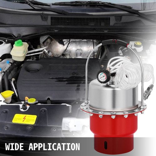 Pneumatic Air Pressure Bleeder Tool Kit, Professional Brake Bleeding System for Garage Workshop Mechanics