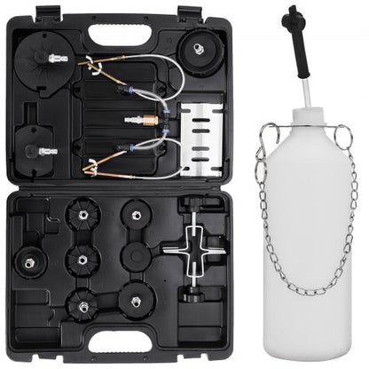 Pneumatic Air Pressure Bleeder Tool Kit, Professional Brake Bleeding System for Garage Workshop Mechanics