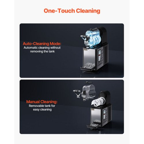 Commercial Slushy Machine Single Bowl Slush Drink Maker Frozen Drink Machine With Temperature Contr 5