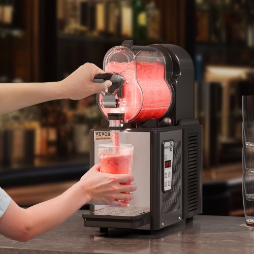 Commercial Slushy Machine Single Bowl Slush Drink Maker Frozen Drink Machine With Temperature Contr 1