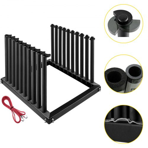 Windshield Truck Rack Steel, Lite Auto Glass Holder with PVC Rubber Protection & Foam Pads, Glass Rack