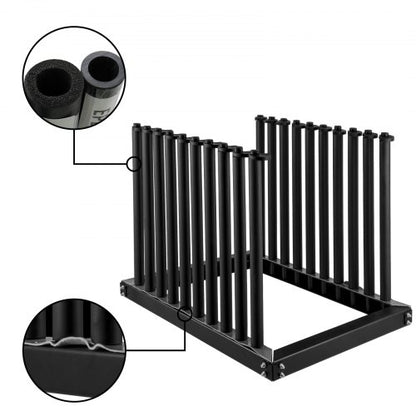 Windshield Truck Rack Steel Lite Auto Glass Holder With PVC Rubber Protection  Foam Pads Glass Rack 4