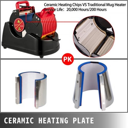 Mug Press Mug Heat Press Bottle Cup Machine Sublimation Heat Press For Mugs Glasses  Wine Bottles 5