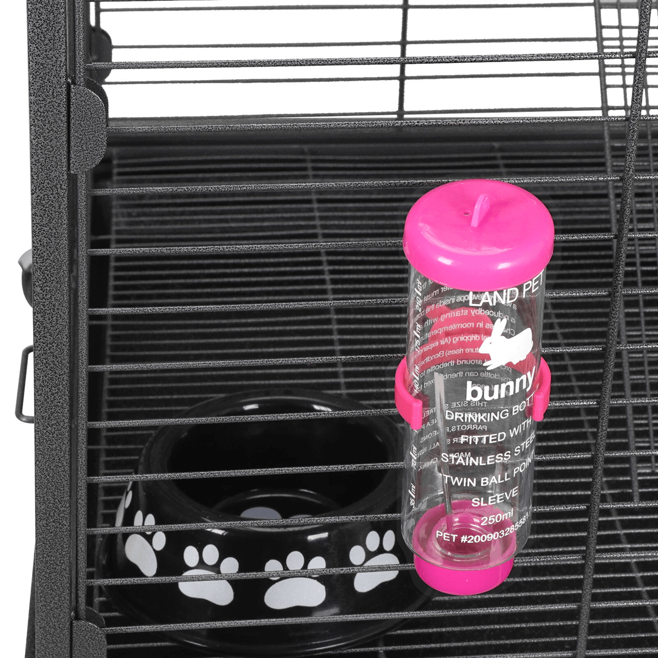 Multi Level Ferret Cage For Small Pets With 4 Tiers And Rolling Base 5