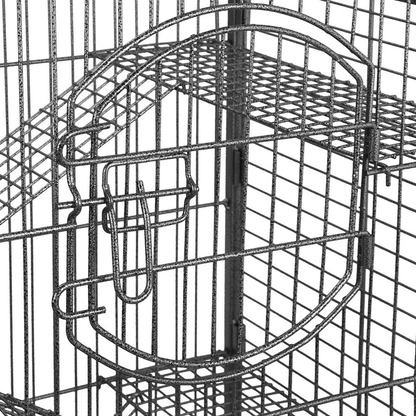 Multi Level Ferret Cage For Small Pets With 4 Tiers And Rolling Base 6
