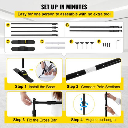8x10ft Adjustable Height  Width Banner Stand Newest Step And Repeat Backdrop For Trade Shows  Photo 4