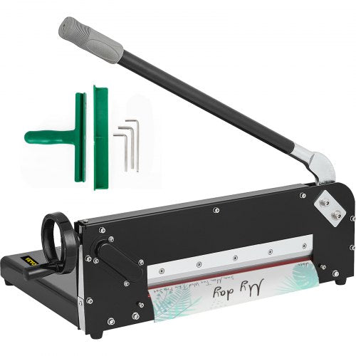 Heavy Duty Paper Cutter 300 Sheet Capacity 45HRC Hardness Guillotine Trimmer With Metal Base For Of 1