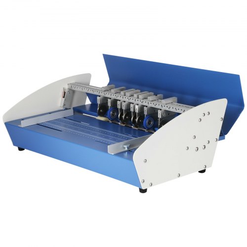 21 Inch Paper Creasing Scoring Machine, 3-in-1 Heavy Duty Metal Electric Perforator for Professional Use