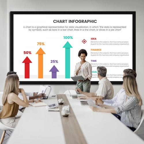 120" 16:9 Fixed Frame Projector Screen, 4K/HDTV Ready with 1.2 Gain for Home Theater & 3D Movies