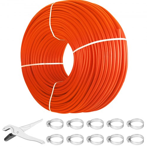 12 X 1000ft Oxygen Barrier PEX Pipe EVOH Radiant Heat Floor Heating Tubing For Plumbing  Cold  Hot  1