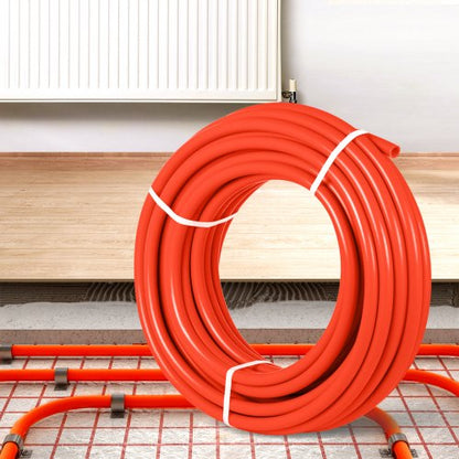 1/2" x 1000ft Oxygen Barrier PEX Pipe, EVOH Radiant Heat Floor Heating Tubing for Plumbing – Cold & Hot Water Supply.